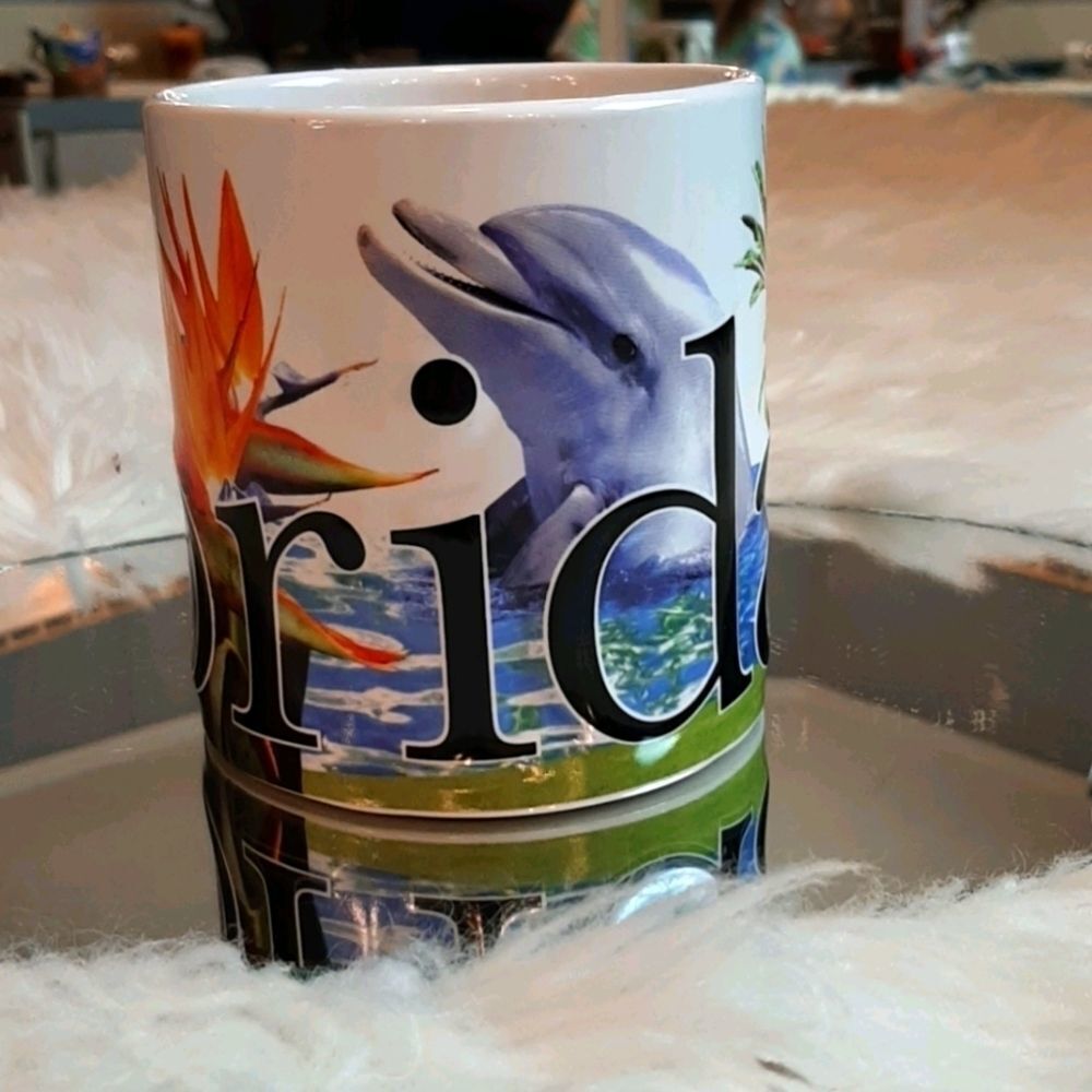 FLORIDA WRAP Around Mug 3D 18Oz New‎